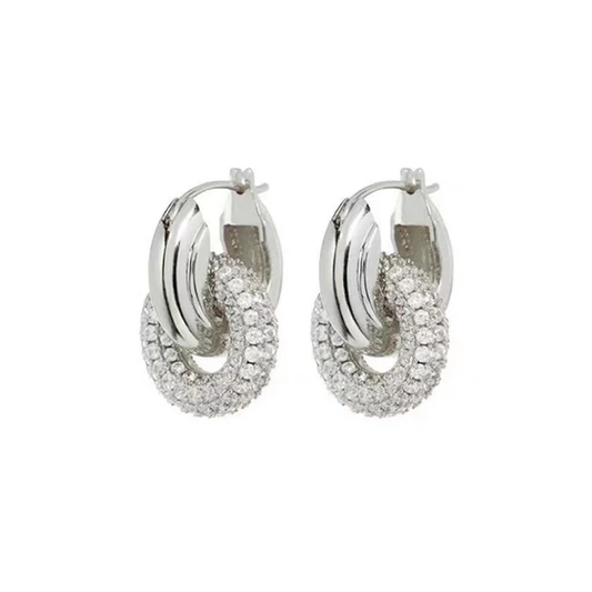 Liliana Silver Hoops (Ships in mid-November)