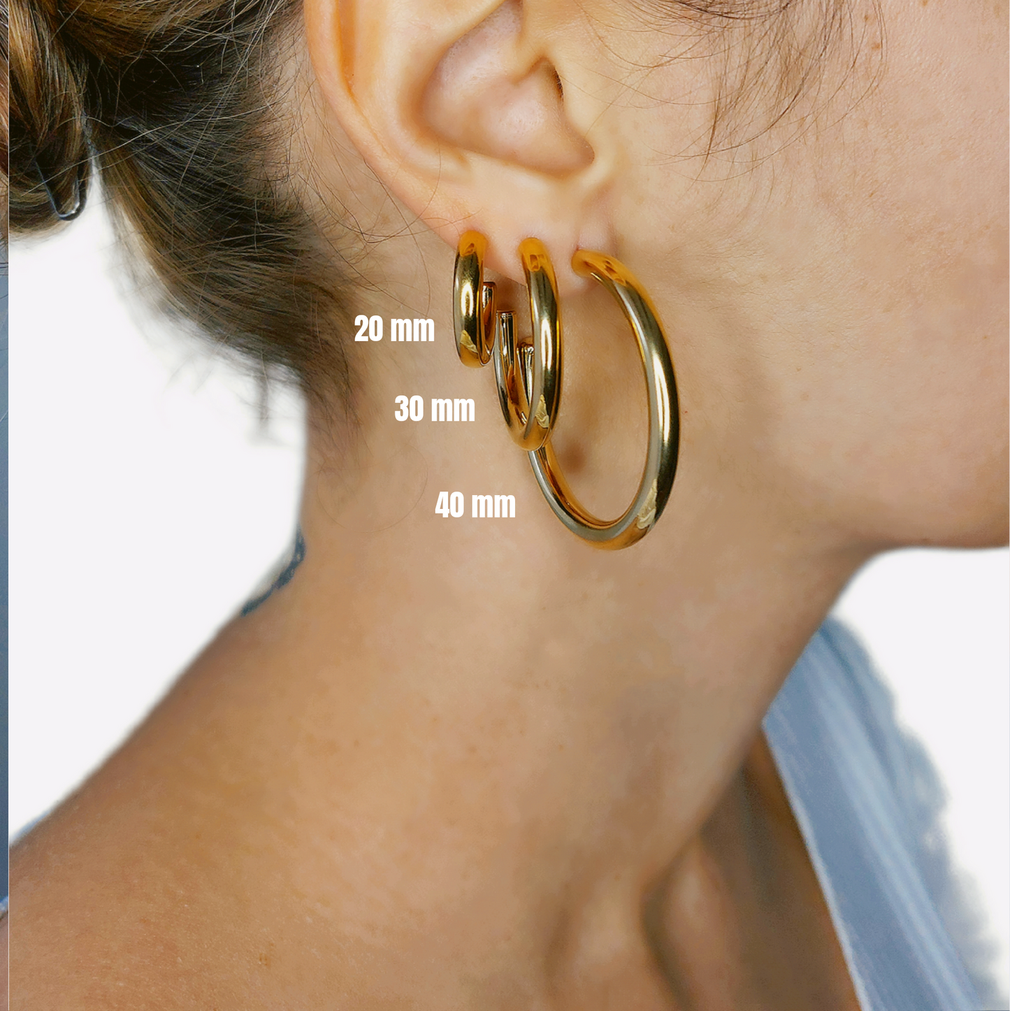 Rafi Semi Hoop Earrings