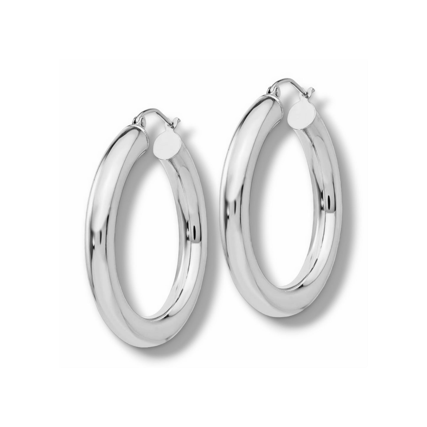 Havana Rose Silver Hoops (shipped at the end of November)