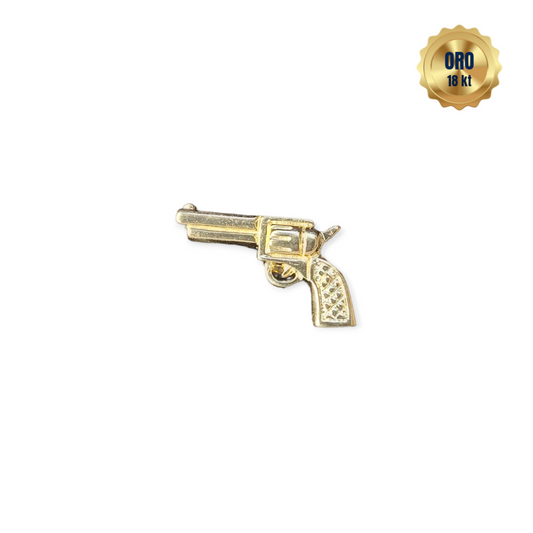 18k Gold Gun Individual Earring