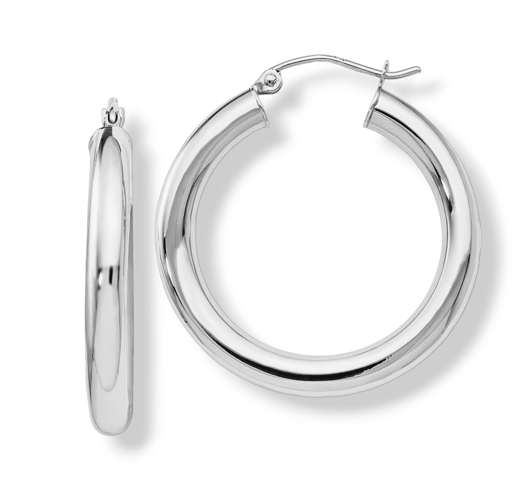 Havana Rose Silver Hoops (shipped at the end of November)