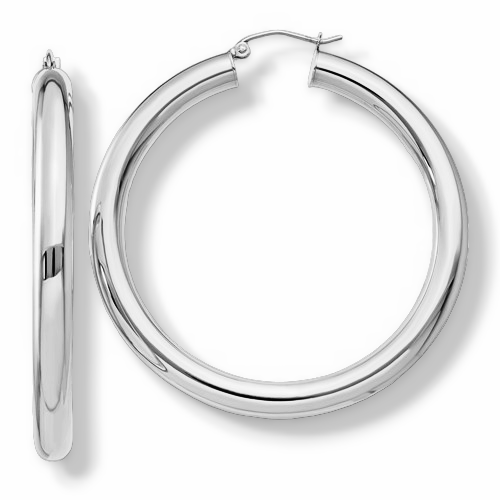 Havana Rose Silver Hoops (shipped at the end of November)