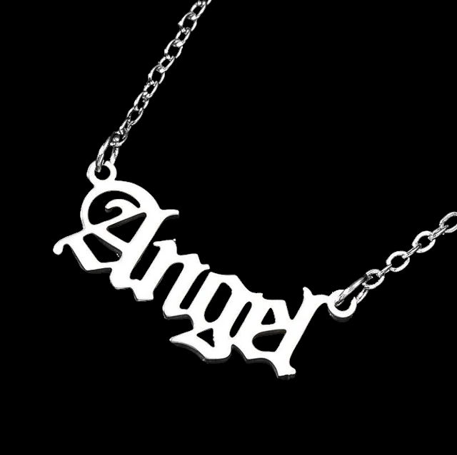 Customizable Name Necklace (Old English)