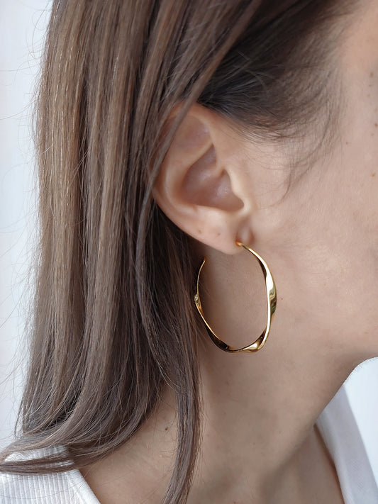 Olivia semi-hoop earrings